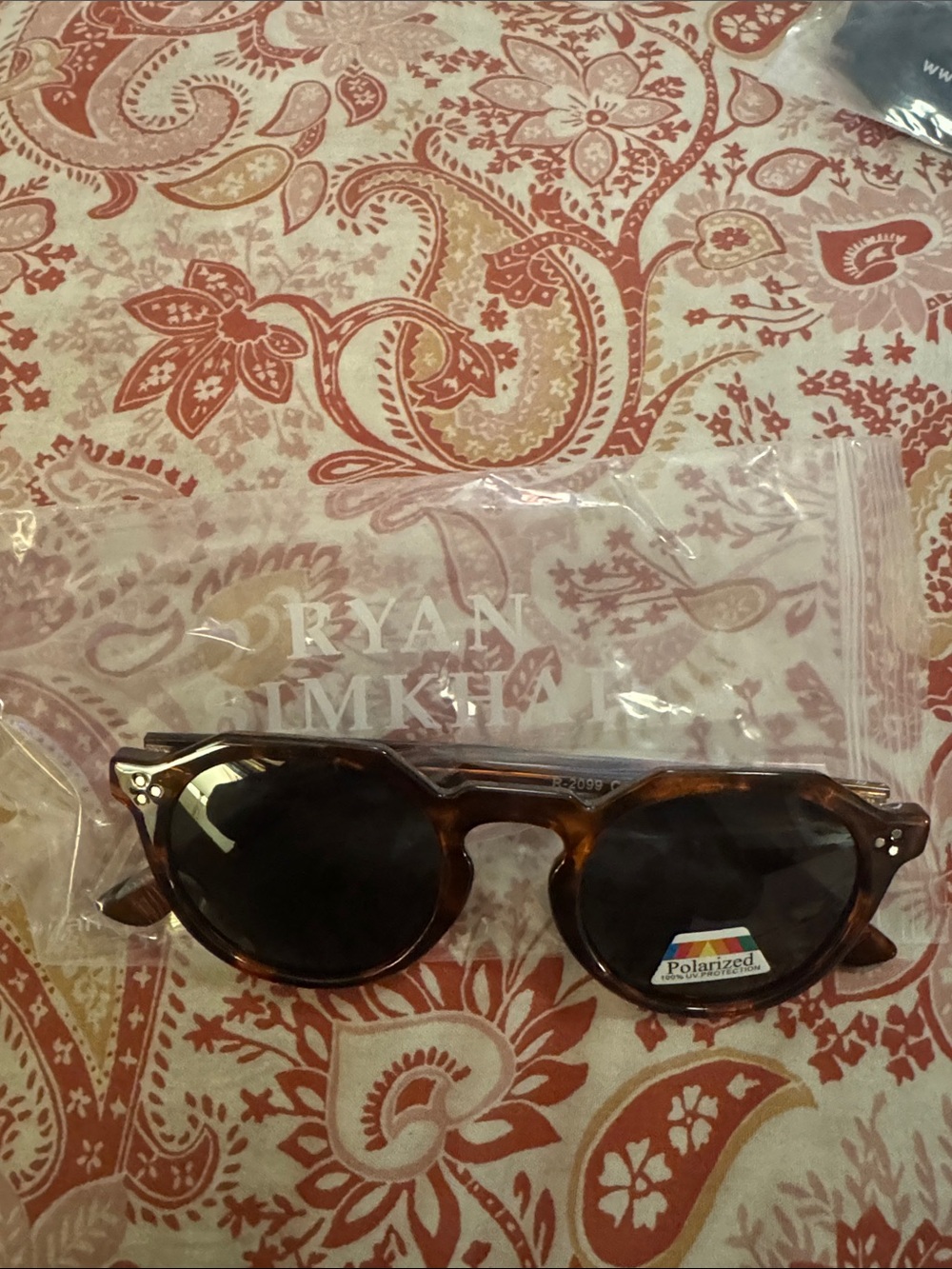 Ryan simkhai  Polarized Brown Tortoiseshell Women's Sunglasses